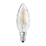 Ledvance Classic LED E14 Candela Filamento Chiara 3.4W 470lm - 940 Cool white | Miglior resa cromatica - Dimmerabile - Sostitua 40W