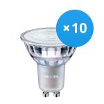 Confezione Multipack 10x Philips MASTER Value LED Faretti GU10 PAR16 4.8W 355lm 36D - 927 Bianco Molto Caldo | Miglior resa cromatica - Sostitutiva 50W