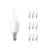 Confezione Multipack 10x Philips Corepro LED Candela E14 Piegato-tip Ghiaccio 2.2W 250lm - 822-827 Dim To Warm | Dimmerabile - Sostitutiva 25W