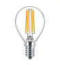 Philips Corepro LED Lustre E14 Sferica Filamento Chiara 6.5W 806lm - 827 Bianco Molto Caldo | Sostitutiva 60W