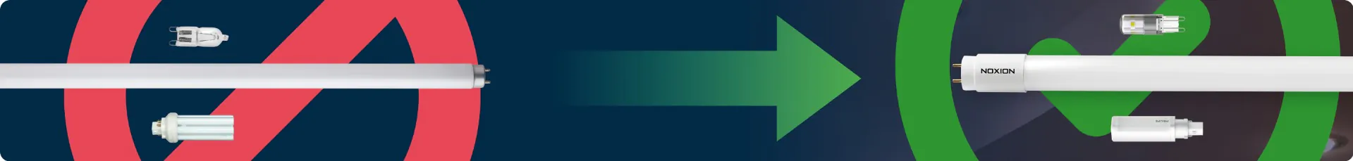 eliminazione tubi fluorescenti